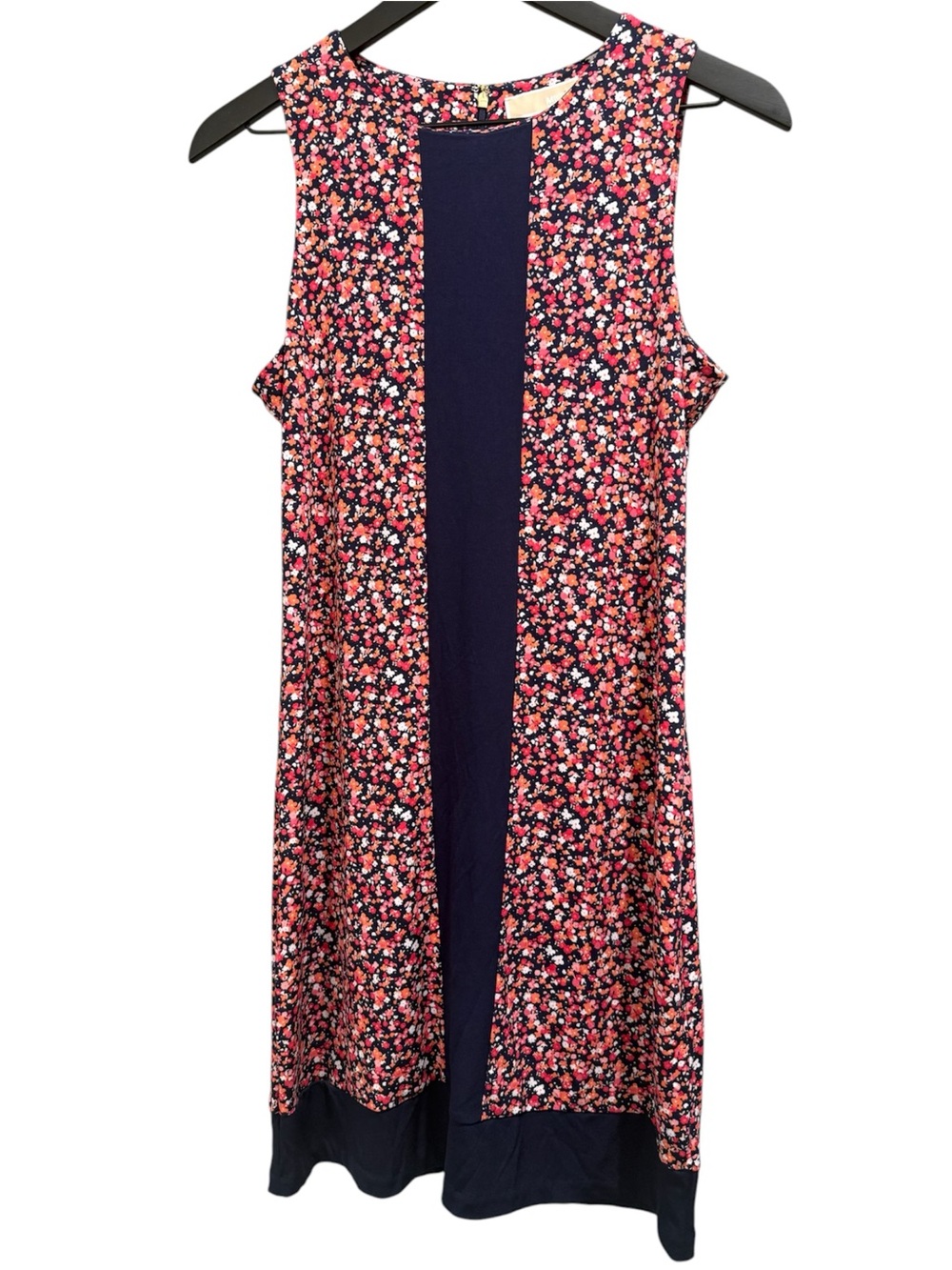 Michael Kors Sleeveless Floral Dress Multi Color Print Size Medium